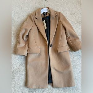 Zara camel coat size xs